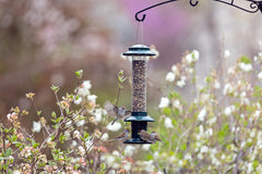 Brome Evolution ventilated hopper close-up promoting fresh seed and airflow