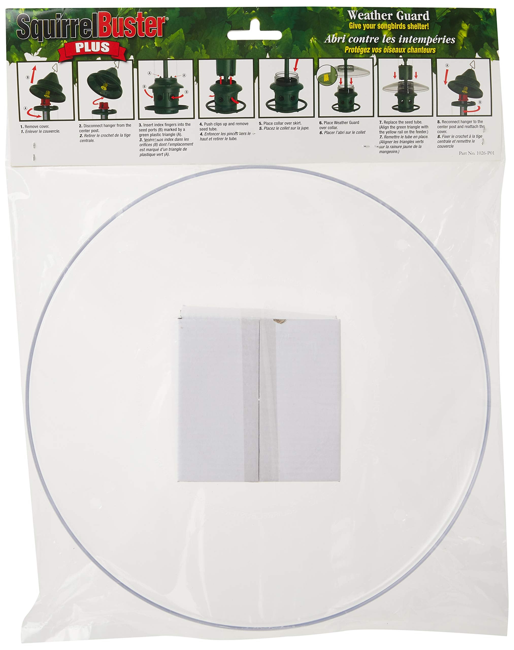 Brome Weather Guard packaged with warranty card showing lifetime-care benefit