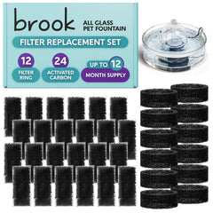 BROOK front packaging showing filters and benefit of original replacement