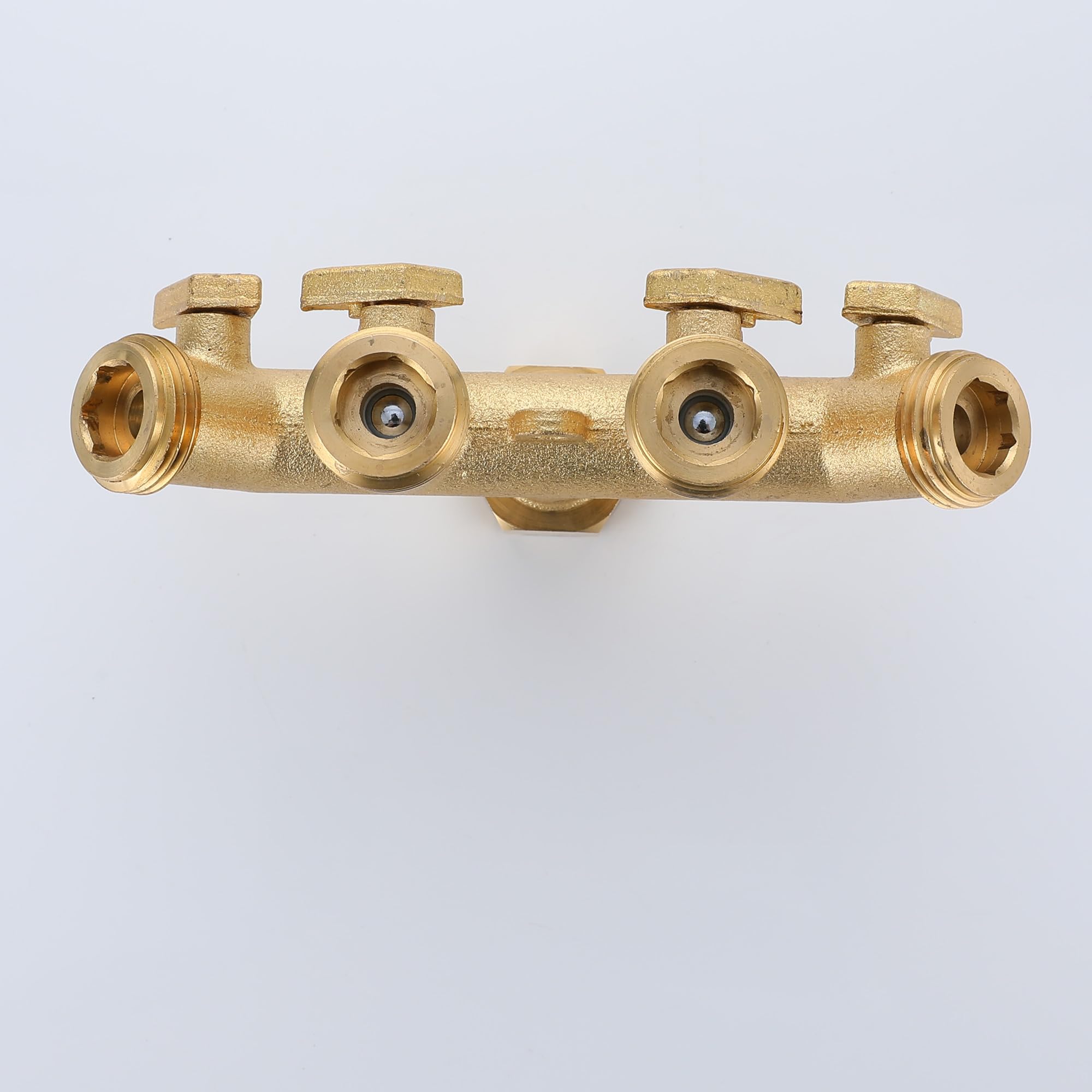 Bropury installed on a 3/4 inch spigot, secure fit and leak prevention