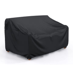 BROSYDA front view of cover on three-seater protecting sofa outdoors