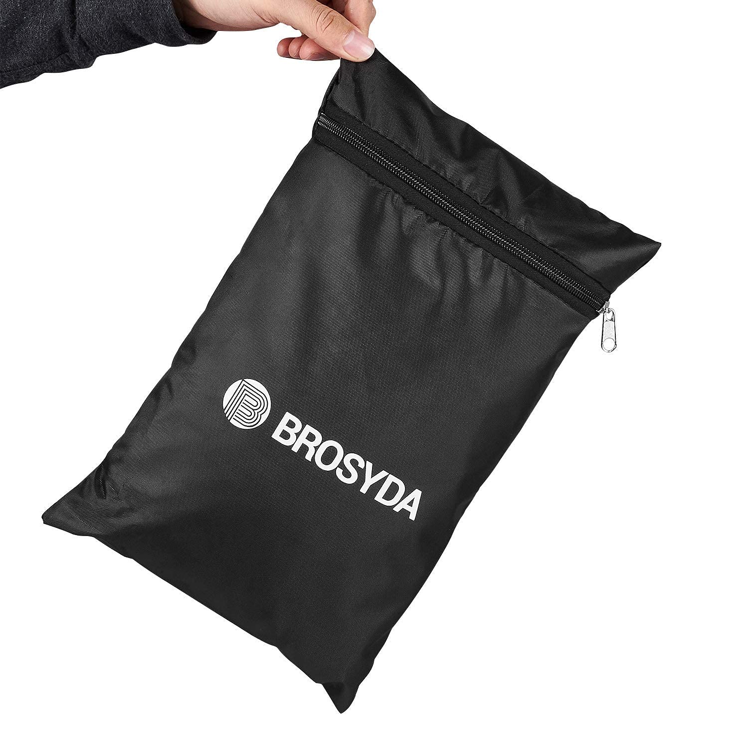 BROSYDA cover next to measuring tape showing scale and fit guidance for buyers checking dimensions