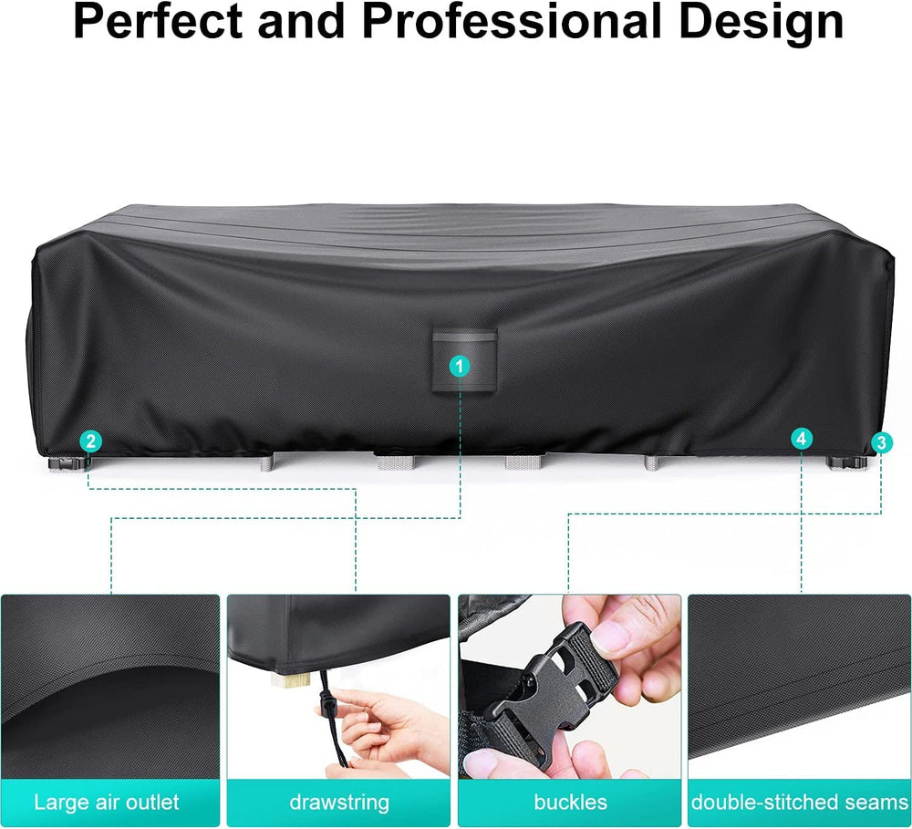 BROSYDA straps and clip fastening view demonstrating secure wind-resistant hold