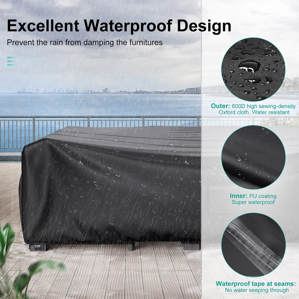 BROSYDA taped seam detail showing sealed stitching to prevent water seepage and extend cover life