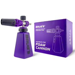 Brug's Pro Foam Cannon V2 front view showing robust build and controls, improved reliability