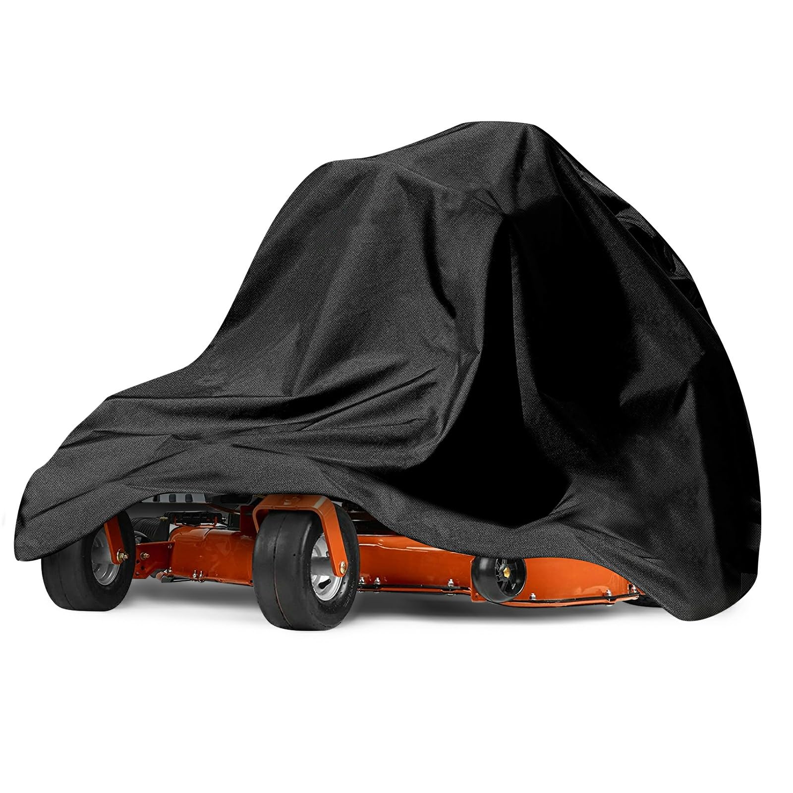 bruwaa front view showing full mower coverage and weather protection