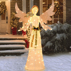 Bshine angel front view showing illuminated silhouette and welcoming presence