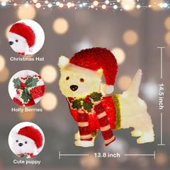 Bshine close-up showing hand-sewn tinsel texture for realistic look
