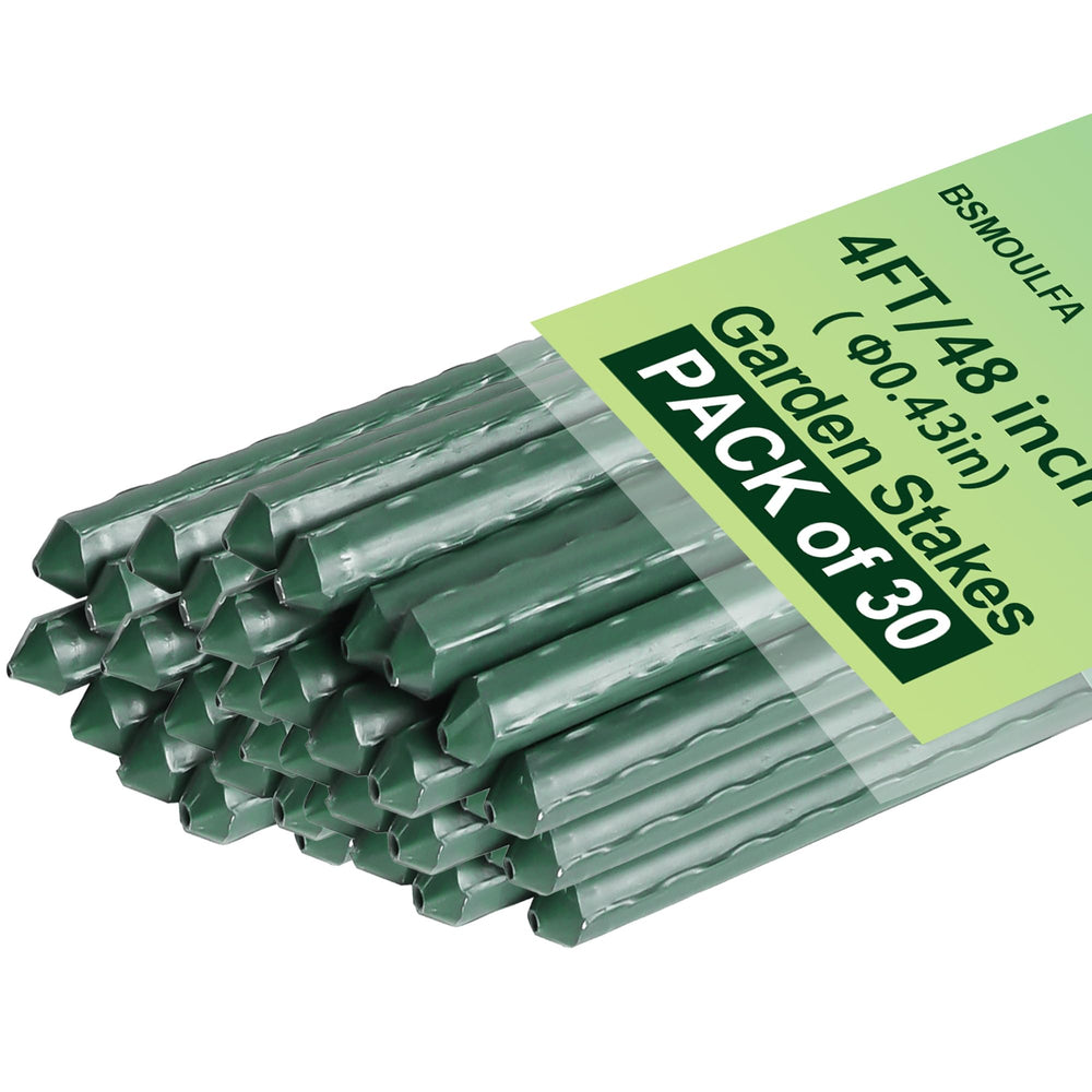 BSMOULFA stakes front view showing 30-pack and neat alignment for easy planting