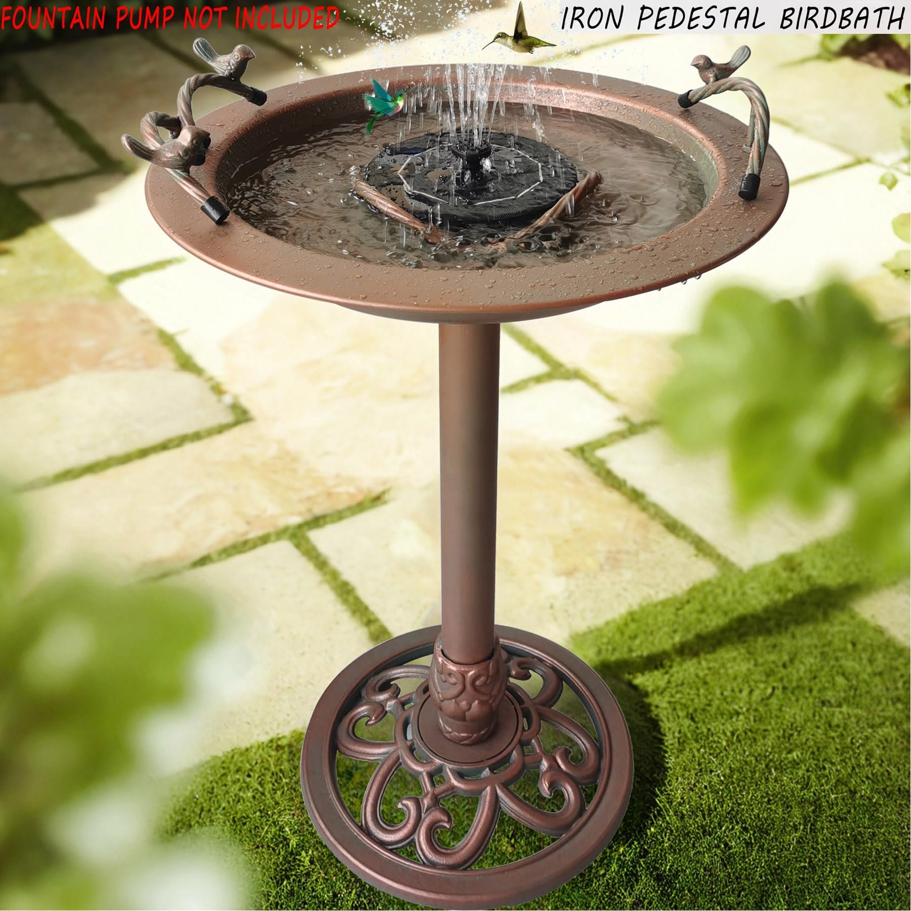 BSTGIFTS coated-iron finish detail demonstrating texture and weather protection