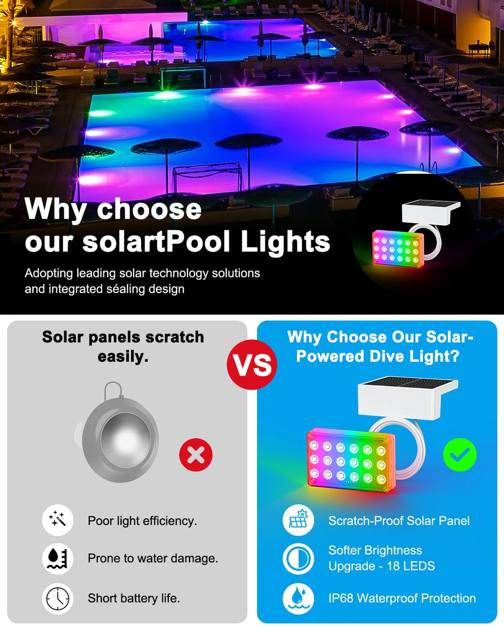 BSTOT outdoor party with illuminated lawn and pool for festive atmosphere