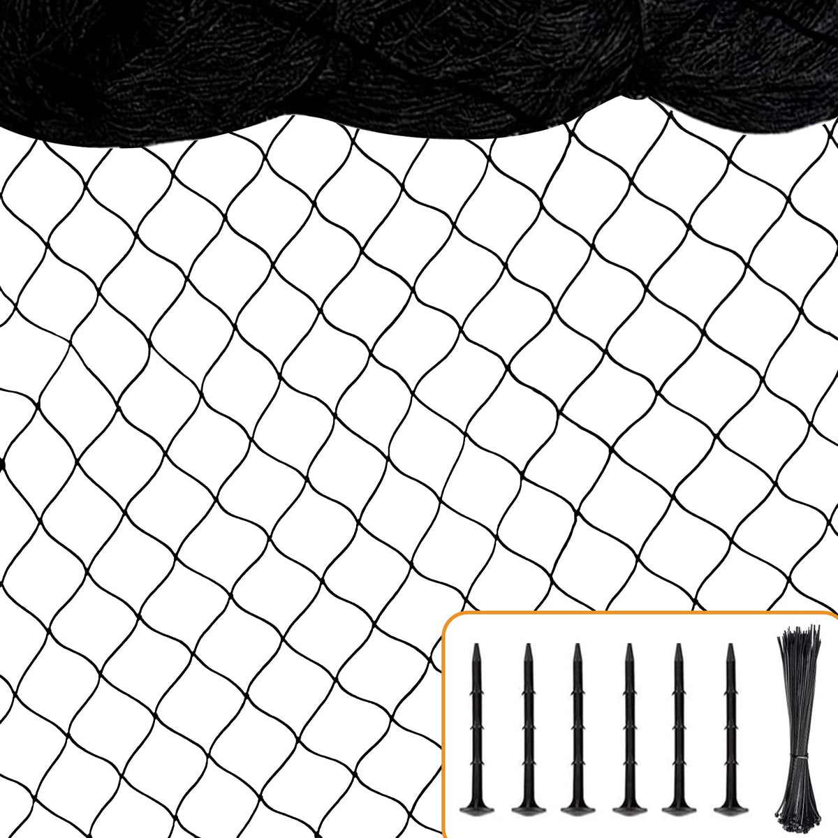 BSTPCOO folded netting front view showing compact storage and durable protection
