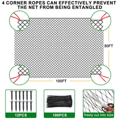 BSTPCOO nylon 3/4 inch mesh close-up showing durable texture and UV resistance