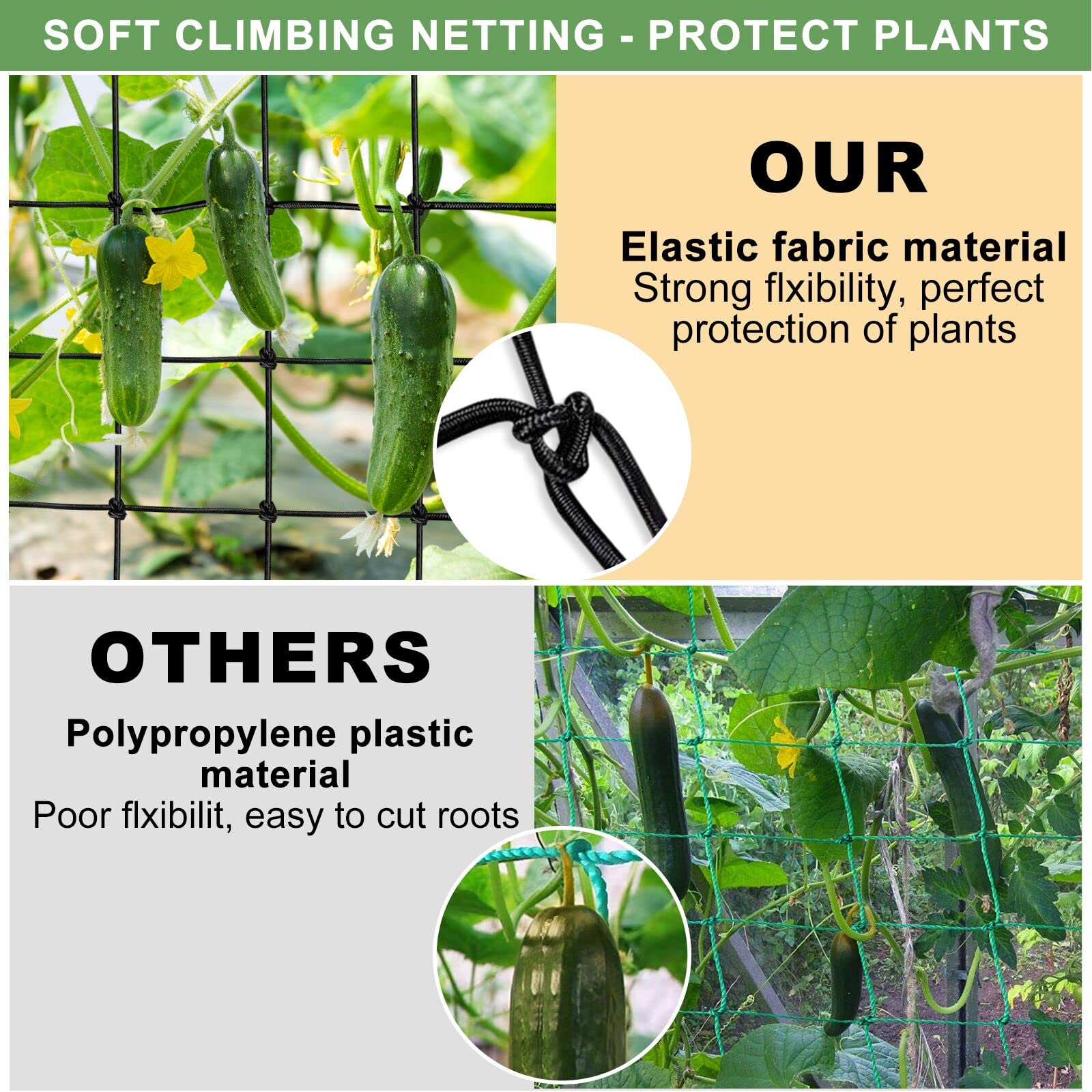 BSTPCOO S-hooks and ties kit displayed for quick tent attachment