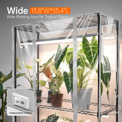 Bstrip EVA cover detail showing transparent material, retains warmth and humidity
