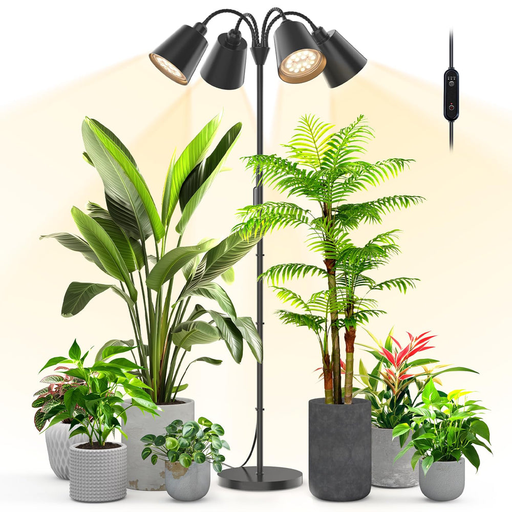 Bstrip front view with stand showing even plant coverage