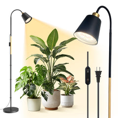 Bstrip front view of standing grow light showing sleek design and coverage