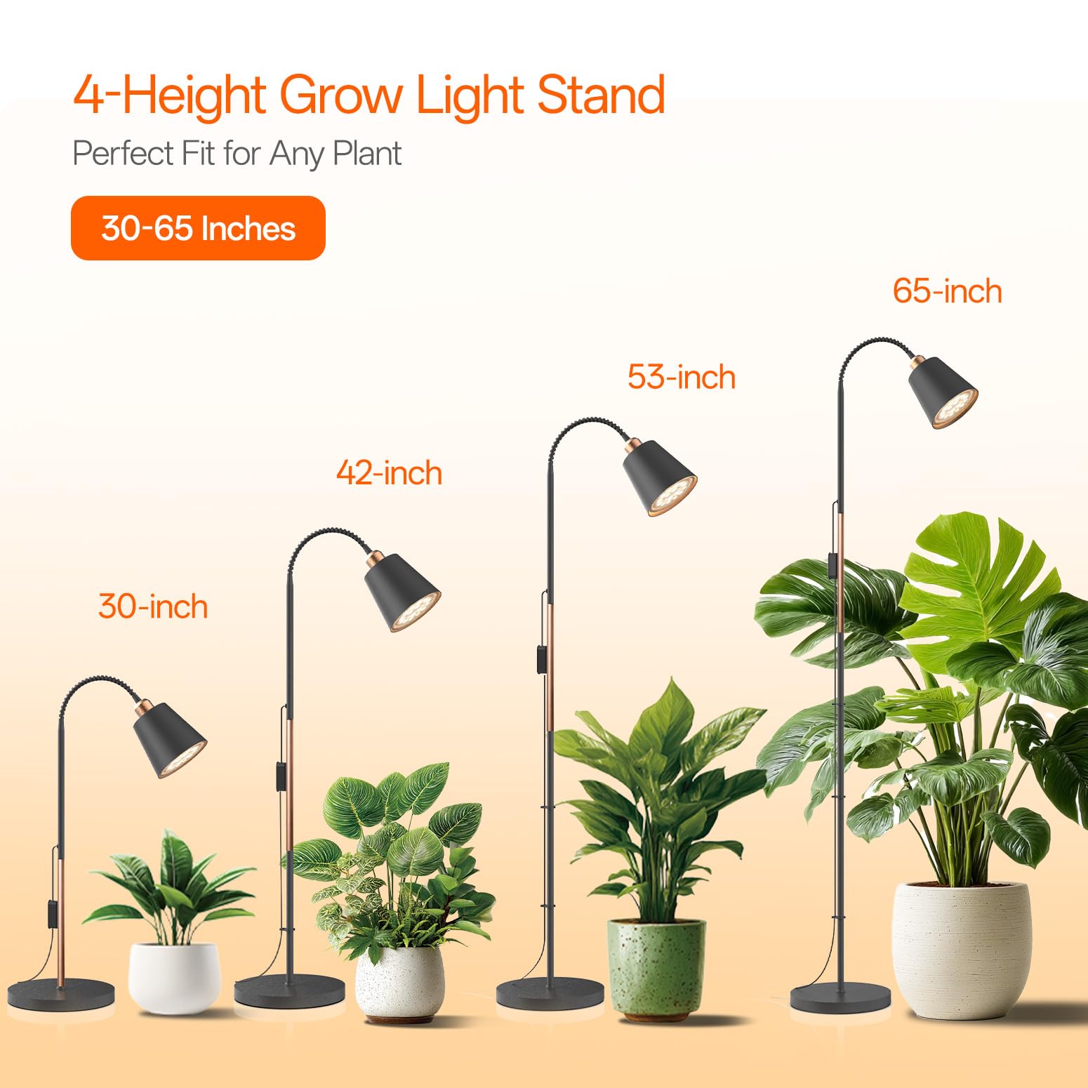 Bstrip illuminating multiple indoor planters demonstrating healthy growth support