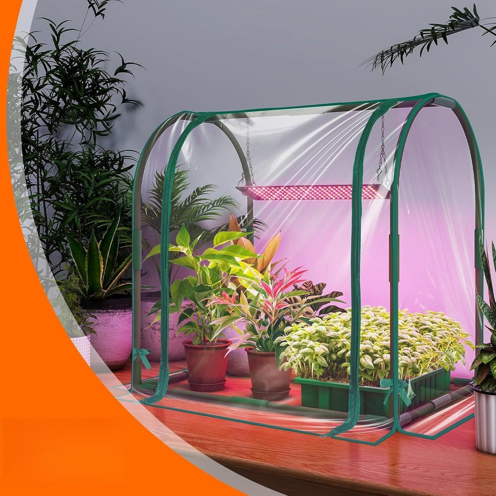 Bstrip lifestyle on desk in apartment showing compact gardening without clutter