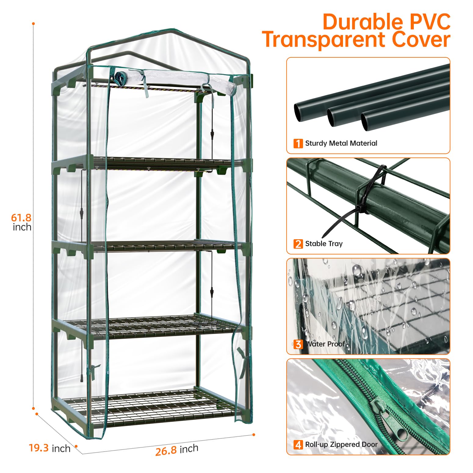 Bstrip greenhouse in a kitchen setting displaying year-round herb growing lifestyle