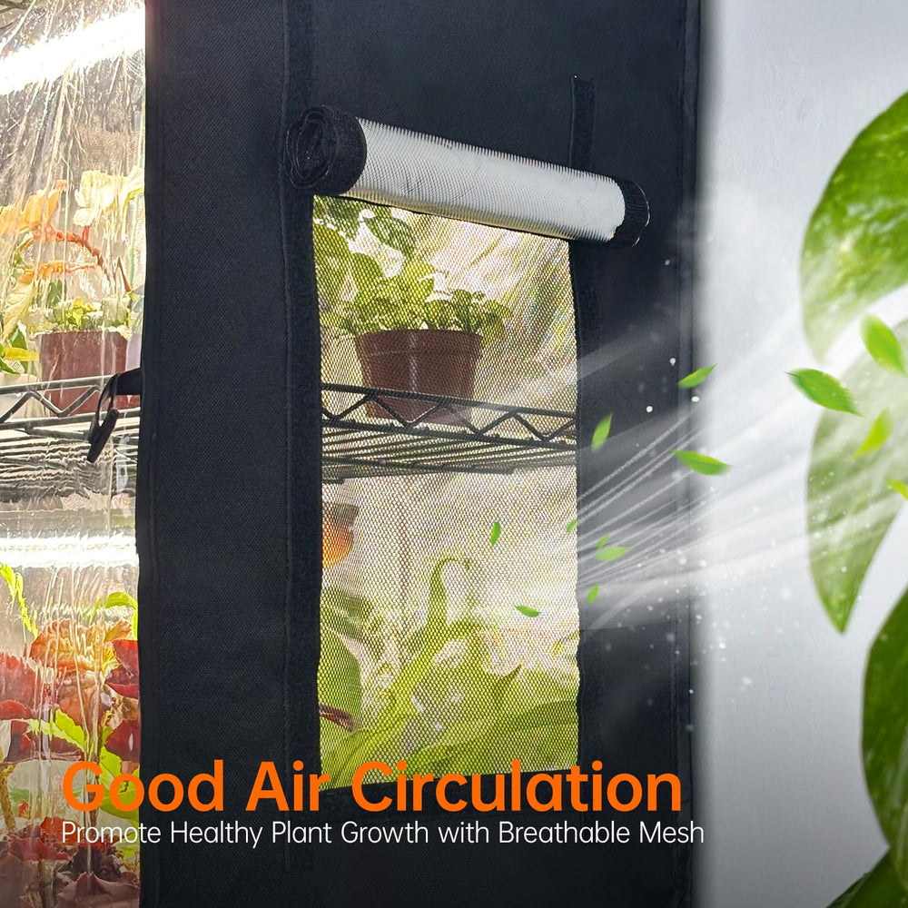 Bstrip metal shelves filled with seedlings demonstrating high-capacity propagation efficiency