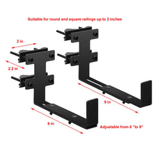 BSWAN close-up of adjustable arm and screw showing easy adjustment and secure tightening for stability