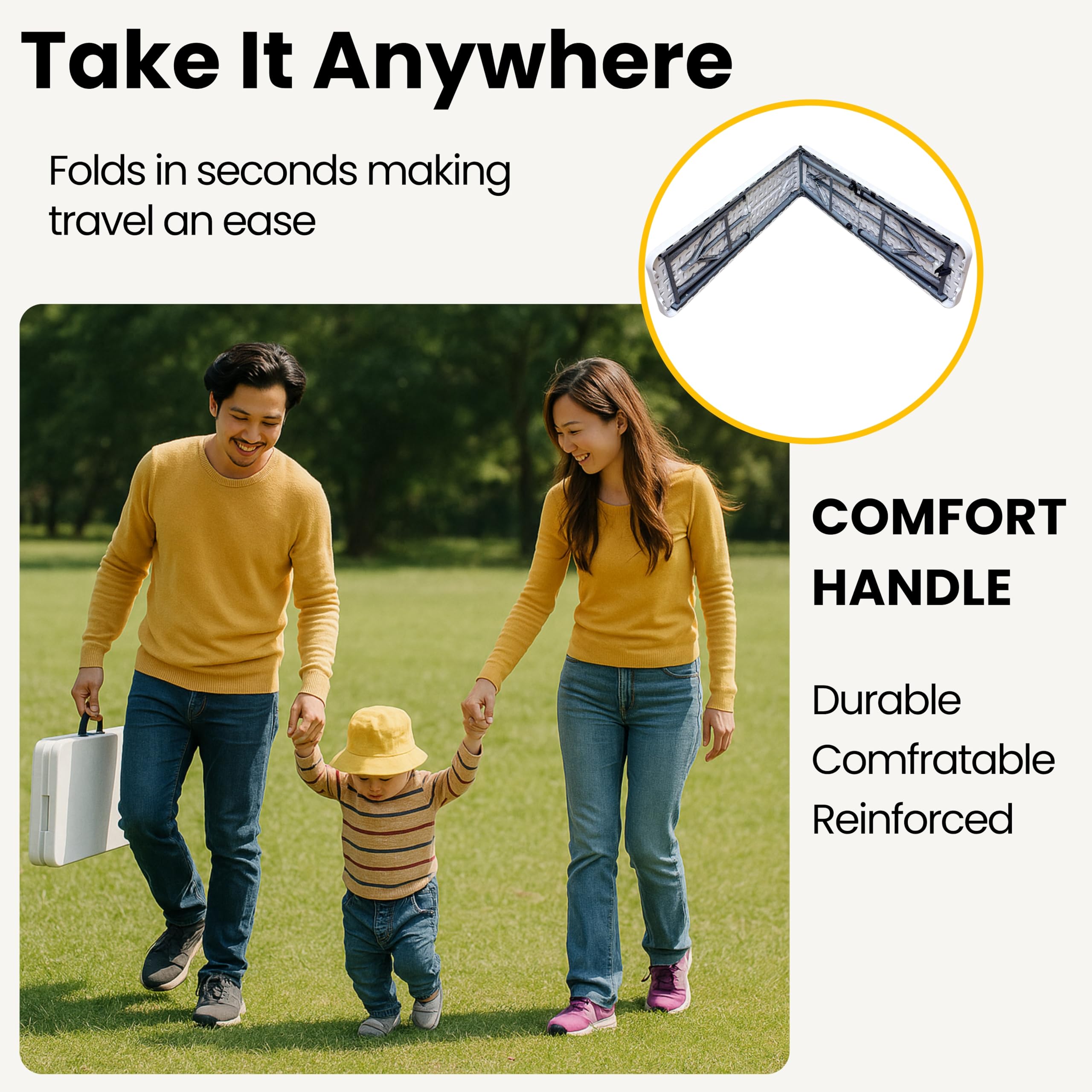 BTExpert steel frame detail with locking legs for secure support