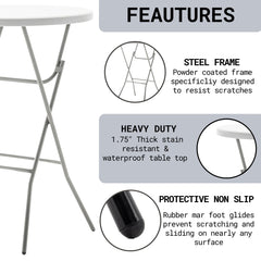 BTEXPERT close-up of 45mm thick plastic tabletop texture demonstrating durability