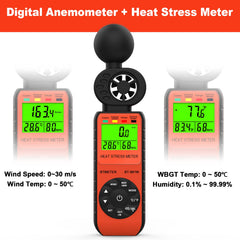 BTMETER backlit LCD display clear at night for reliable data viewing