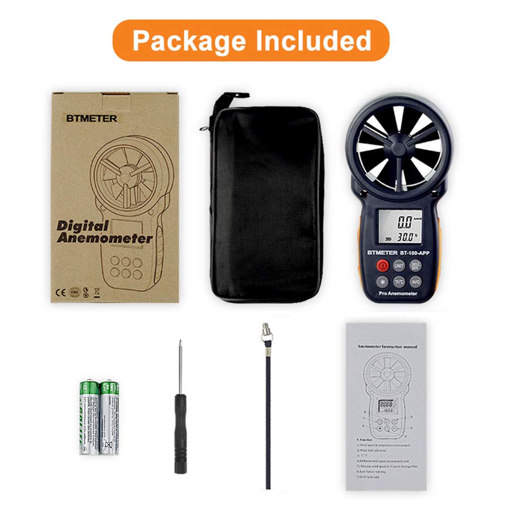 BTMETER used during sailing showing reliable wind readings for navigation