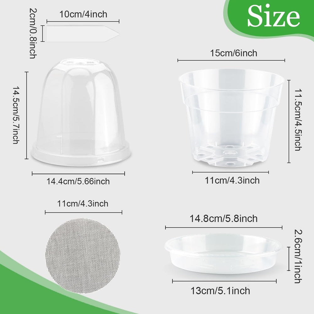 BTPLASTIK humidity dome detail with vent for controlled germination