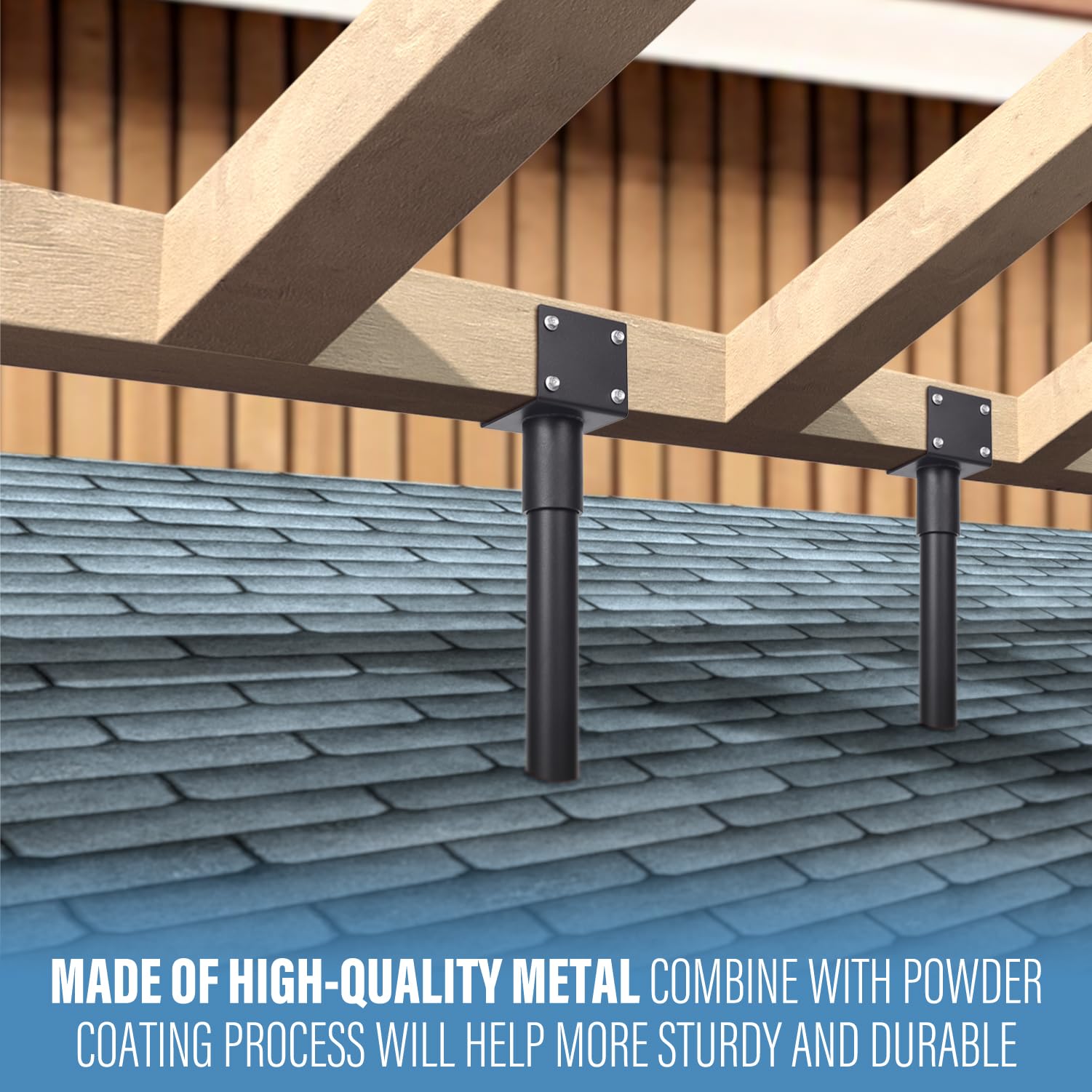 BTRAM hardware kit with bolts and anti-slip nuts for secure, vibration-resistant locking