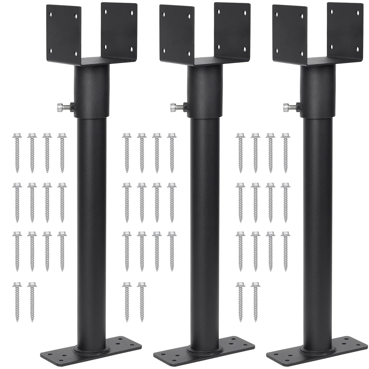 BTRAM saddle riser front view showing sturdy stainless-steel support and durable finish