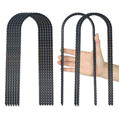 BTSULYOO front view of 12-pack U-stakes showing organized package and durable design