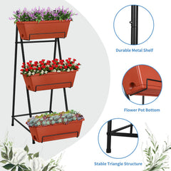 BTY base triangle supports providing stability and wind resistance for the outdoor planter