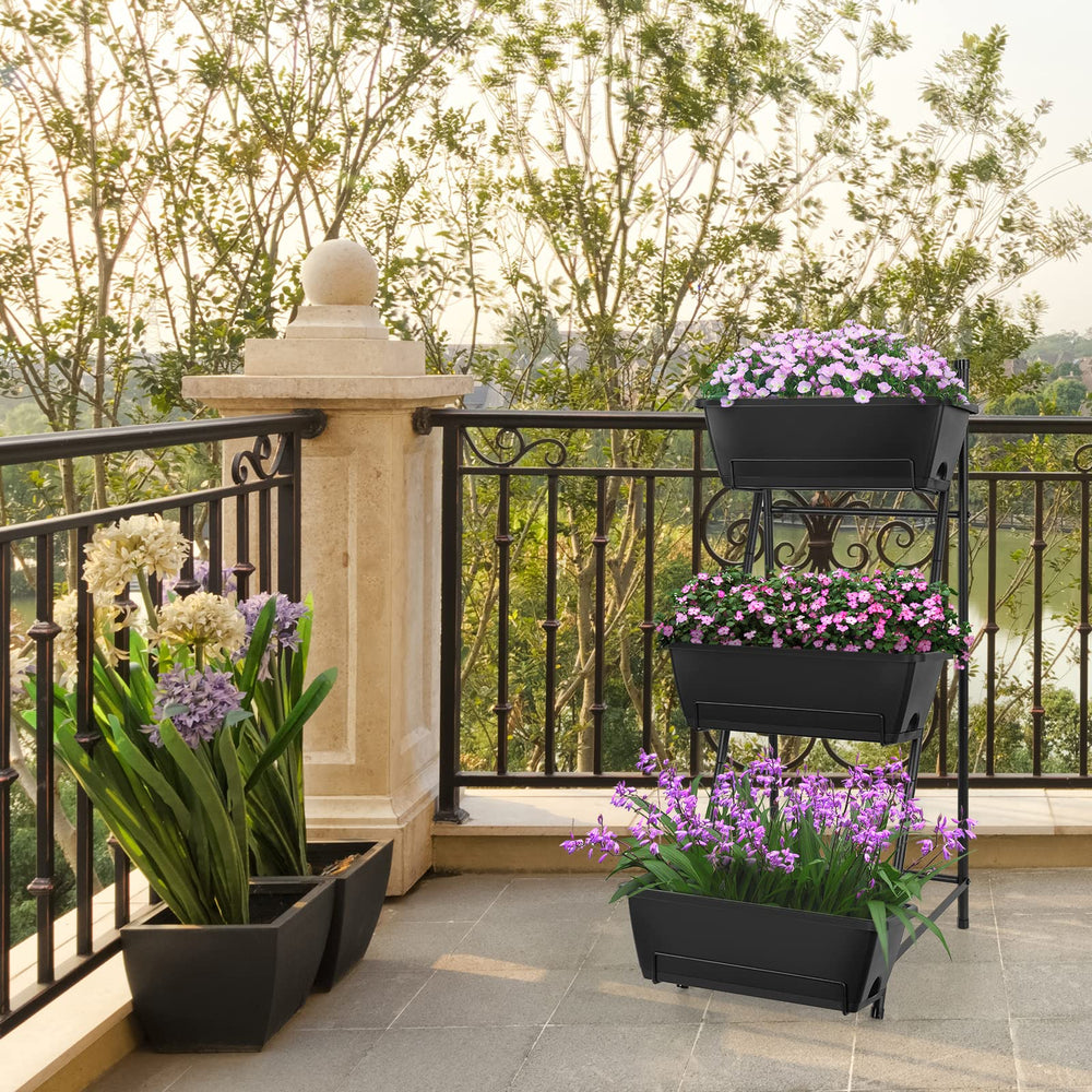 BTY styled on balcony showing urban gardening and space optimization benefits