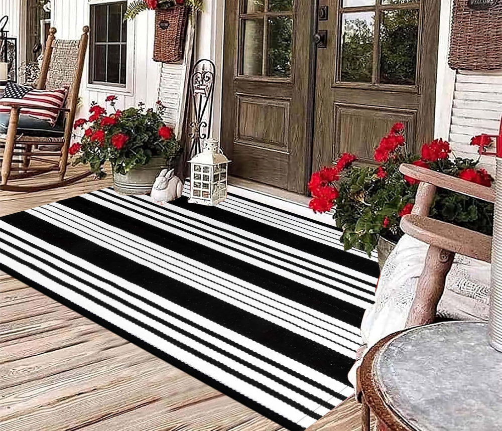 BUAGETUP layered with welcome mat showing styling and layered protection