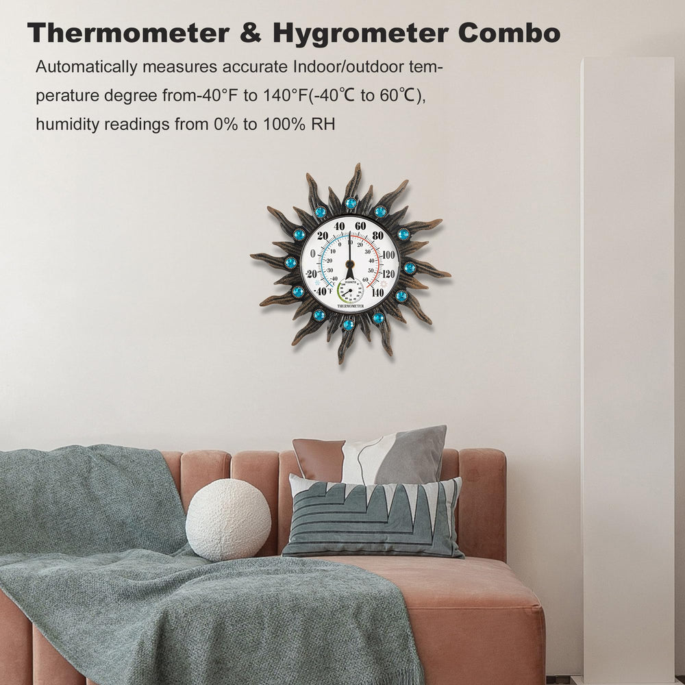 BUARO8AGA hanging on patio wall enhancing outdoor decor and monitoring