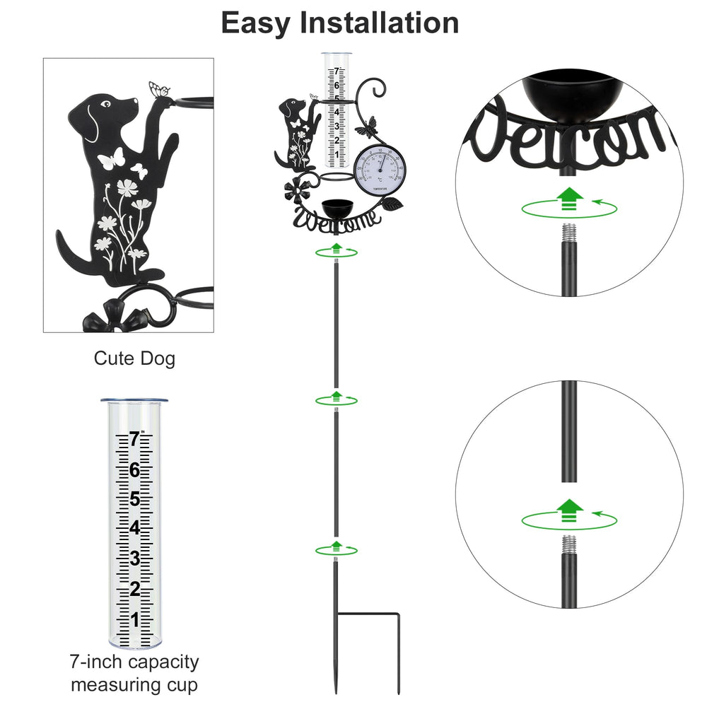 BUARO8AGA sturdy metal stake and base detail for stable outdoor placement