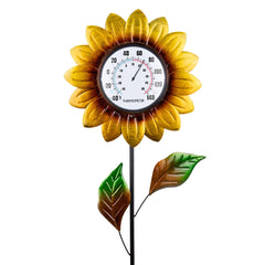 BUARO8AGA front view showing sunflower design and clear 6-inch dial for easy readings