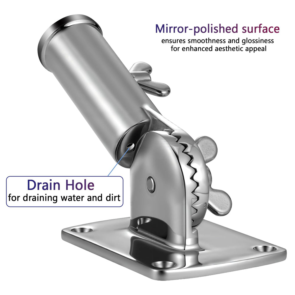 Bubblythe drain hole closeup showing water drainage feature to prevent pooling