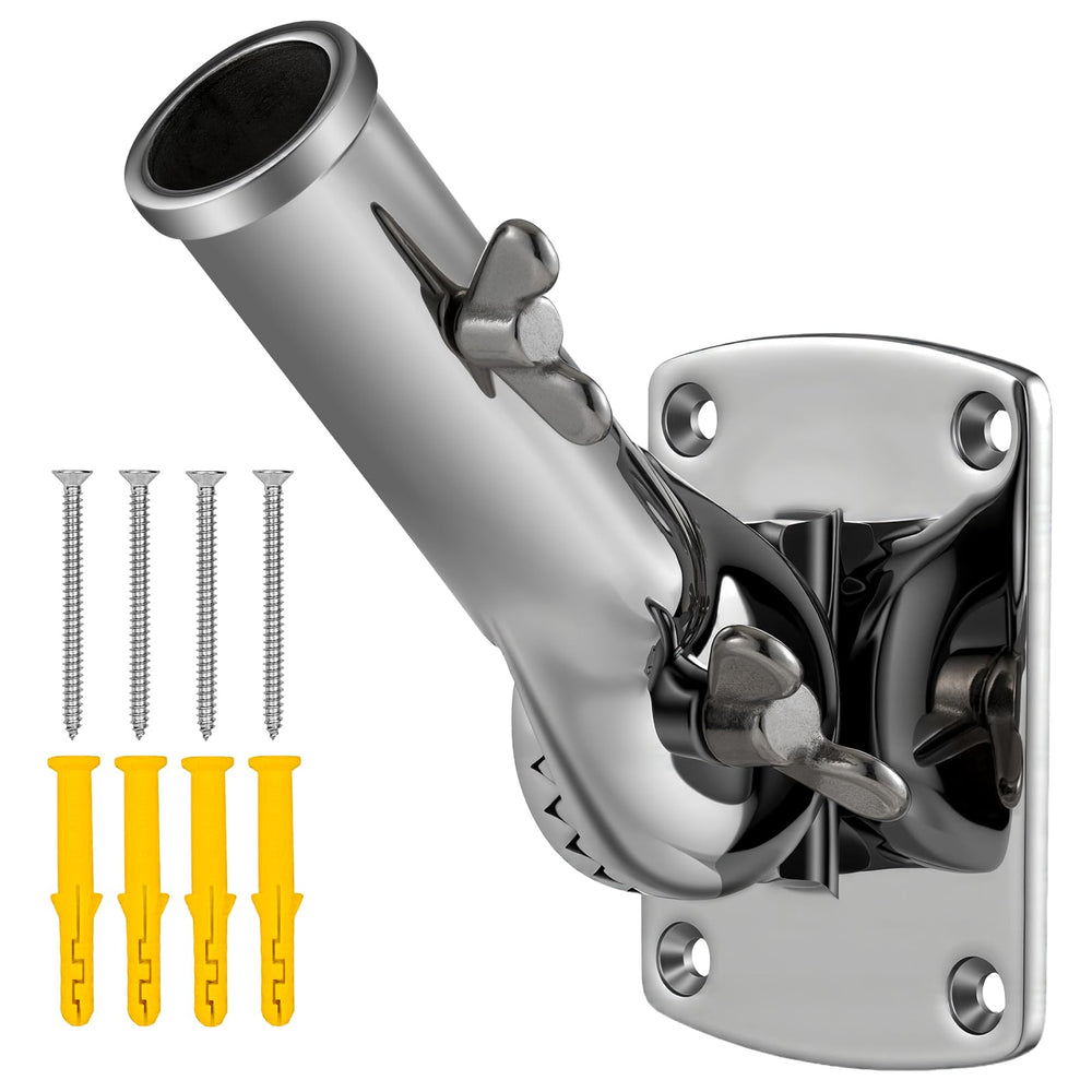 Bubblythe bracket front view showing mirror-polished finish and sturdy design benefit durability