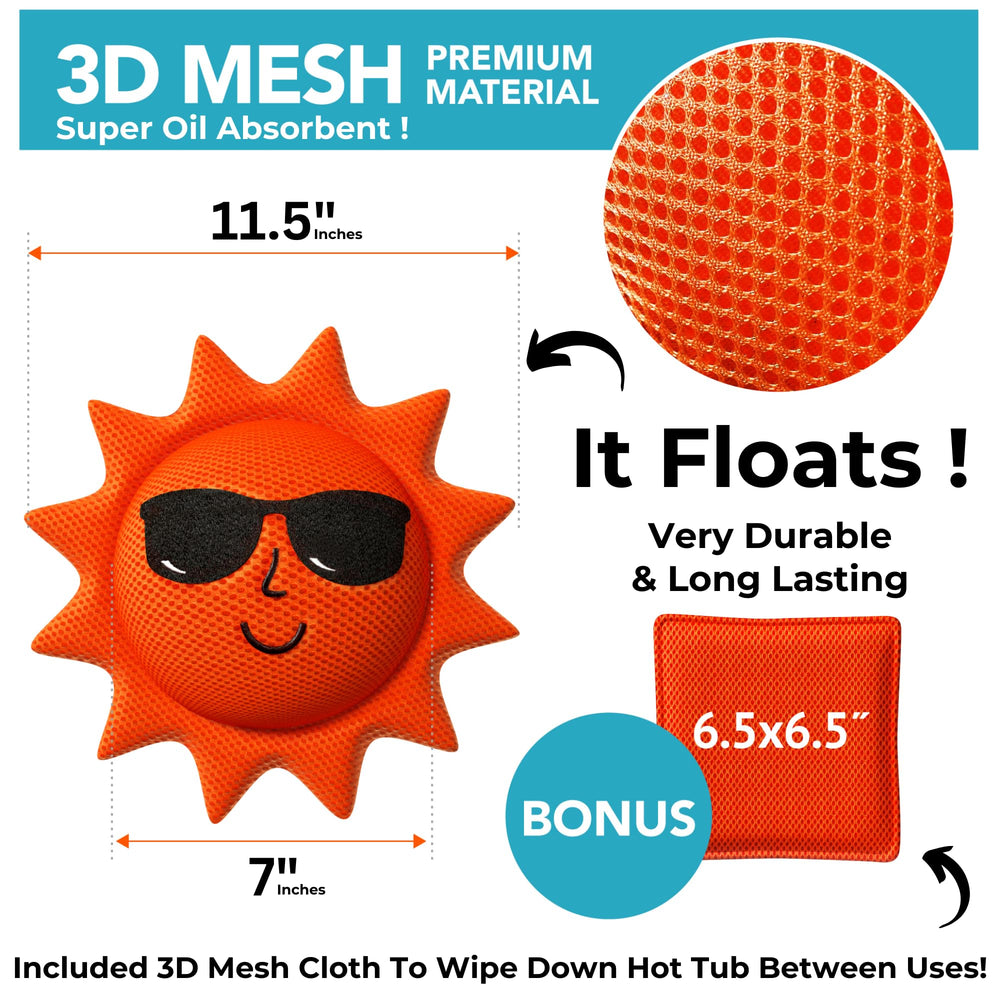 BubbyShine detailed 3D mesh close-up demonstrating oil-trapping texture and durability
