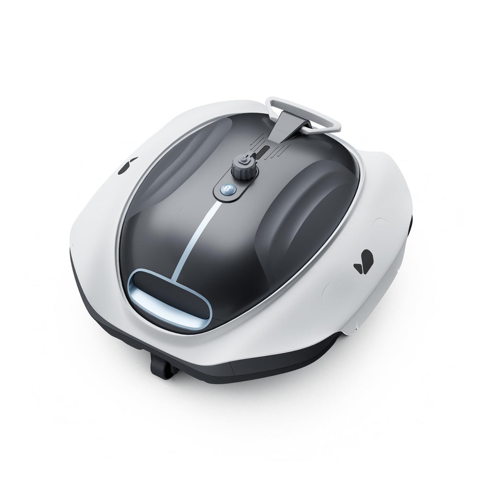 BUBLUE Bubot front view showing compact cordless design and easy transport benefit