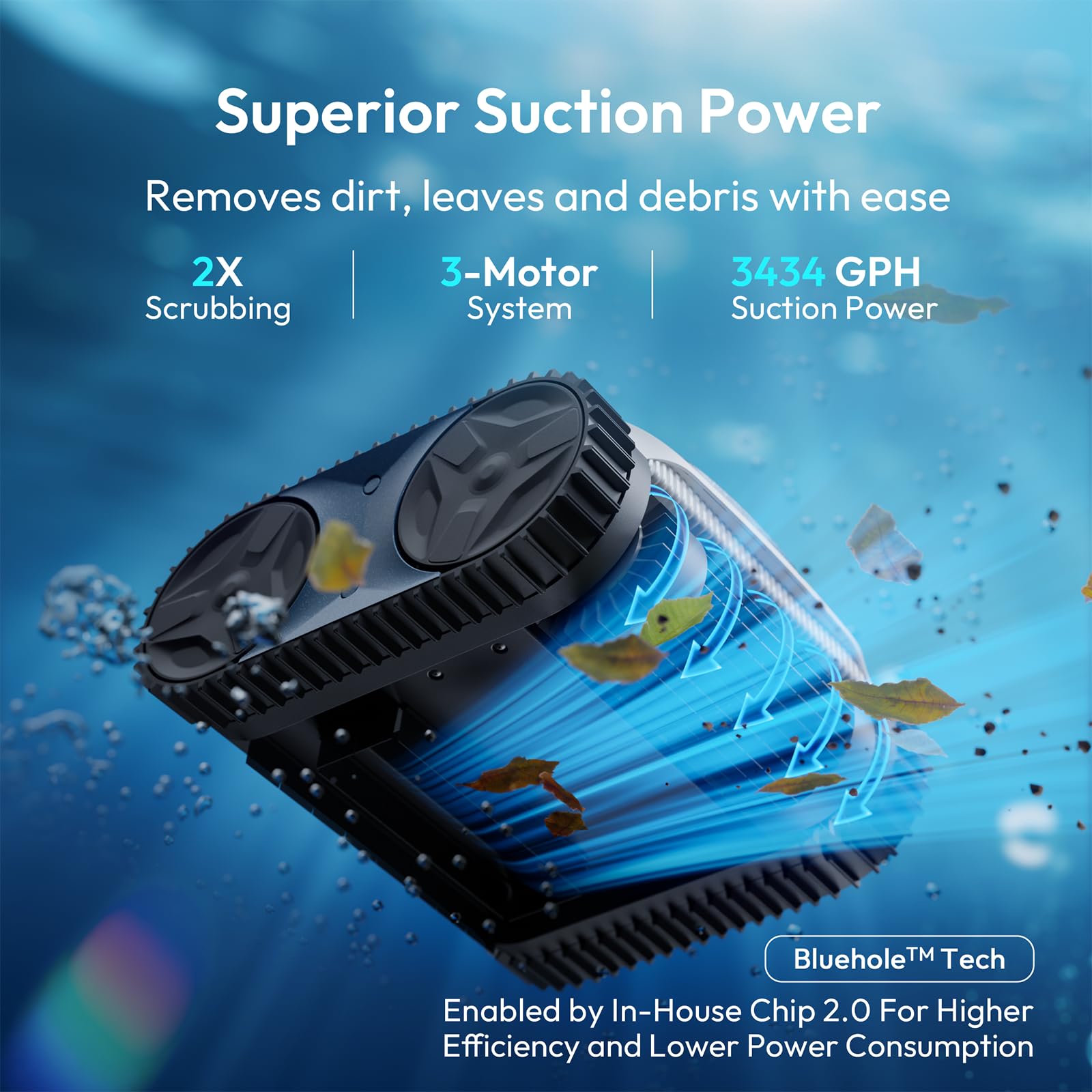 BUBLUE Bubot 700 filter close-up highlighting ultra-fine filtration for clearer water