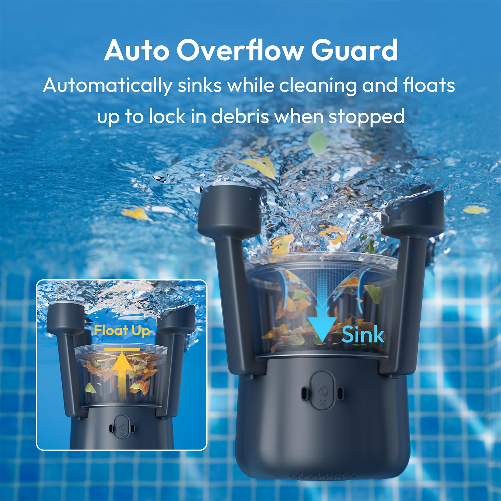 BUBLUE BuVortex V5 held by hand illustrating compact size and lightweight handling
