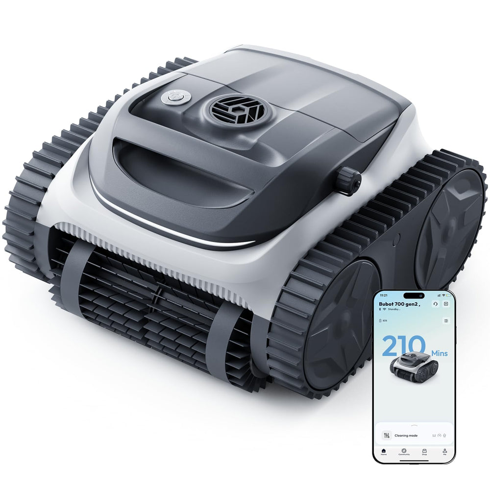 BUBLUE C10 Gen2 front view showing sleek design and powerful cleaning