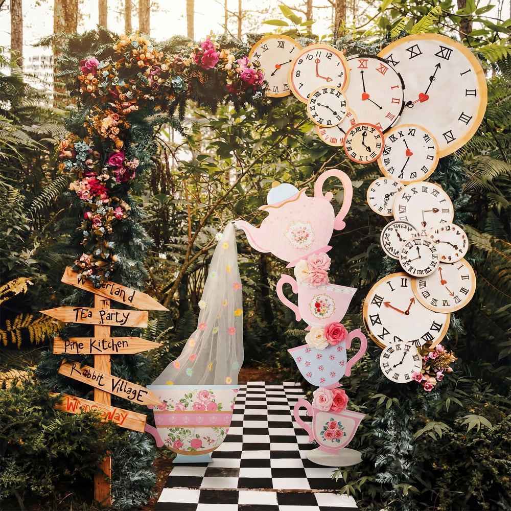 Bucherry styled tea party scene showing festive ambiance and photo-ready look