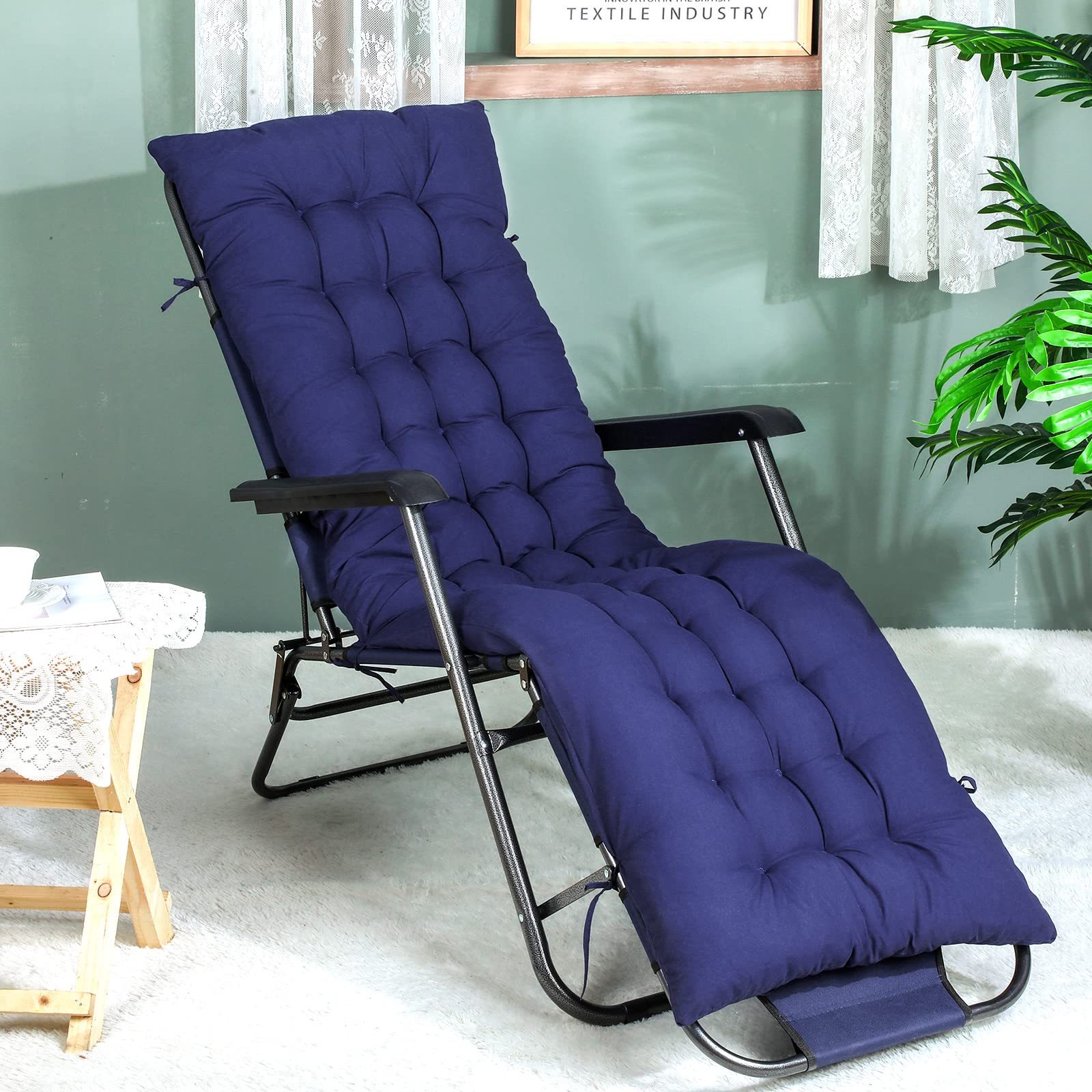 Bucherry cushion beside ruler showing accurate 67x19 inch scale