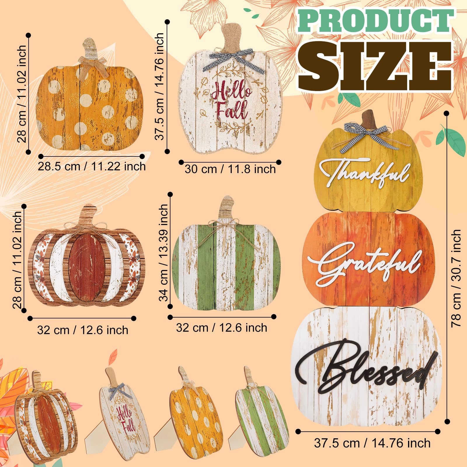 Bucherry smaller pumpkins grouped for layered depth and easy styling